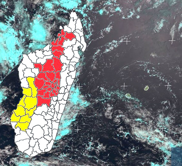 Vigilances fortes pluies Rouge hier pour 6 régions dont