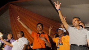 Le tandem Andry Rajoelina - Hery Rajaonarimampianina.