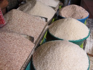 Les prix du riz de production locale évolue plus vite que ceux du riz importé.