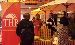 Les visiteurs raffolent de la cannette de bière de THB.