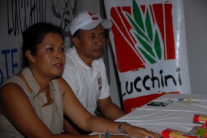 Les membres de la fédération malgache d’athlétisme au cours de la présentation de l’évènement, hier, à Alarobia. (Photo Nary Ravonjy).