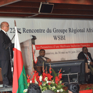 Lancement de la 22e Rencontre du Groupe Régional Afrique du WSBI, au Carlton Anosy, sur le thème « Explorer les paramètres d’une meilleure inclusion financière ».