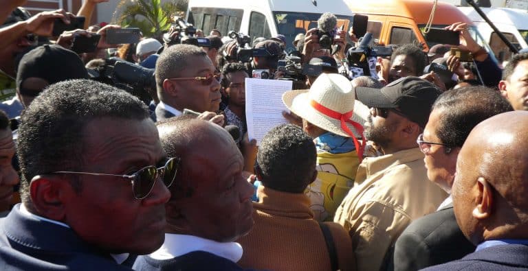 Élection  présidentielle : Huit candidats contre la candidature d’Andry Rajoelina