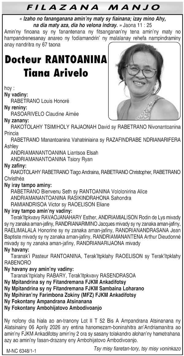 Nécrologie du 04 avril 2026