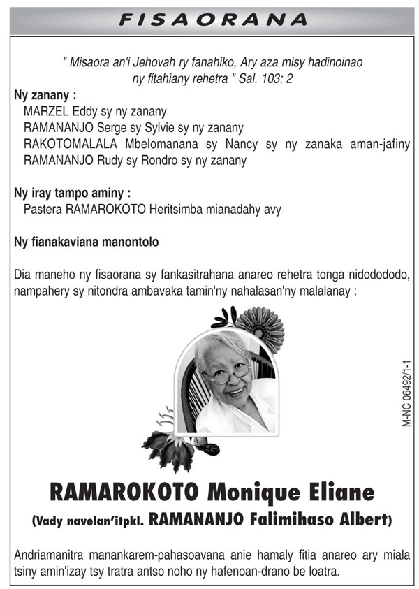Nécrologie du 12 juin 2026