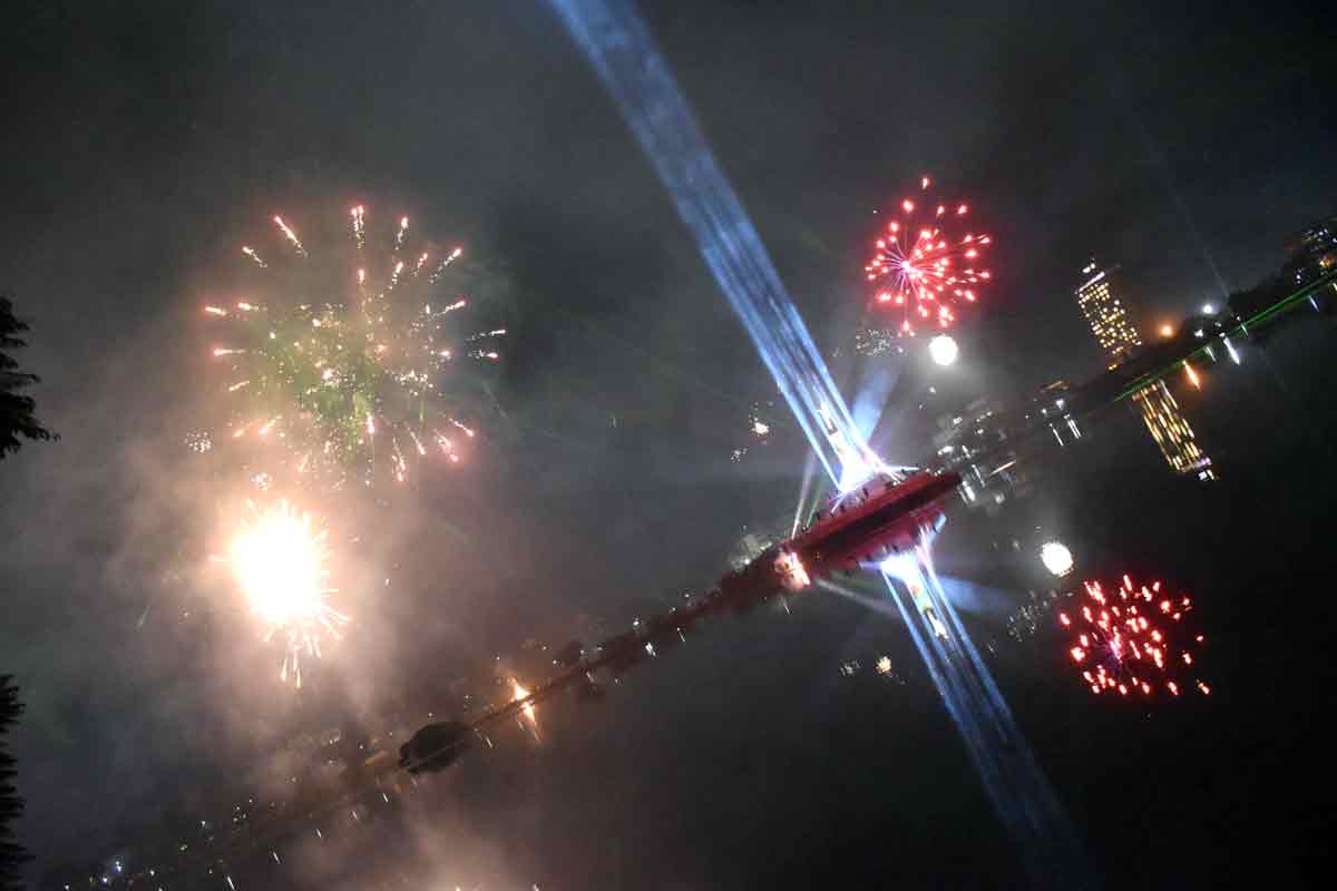Lac Anosy : Spectacle pyrotechnique et feux d’artifice aquatiques, ce soir